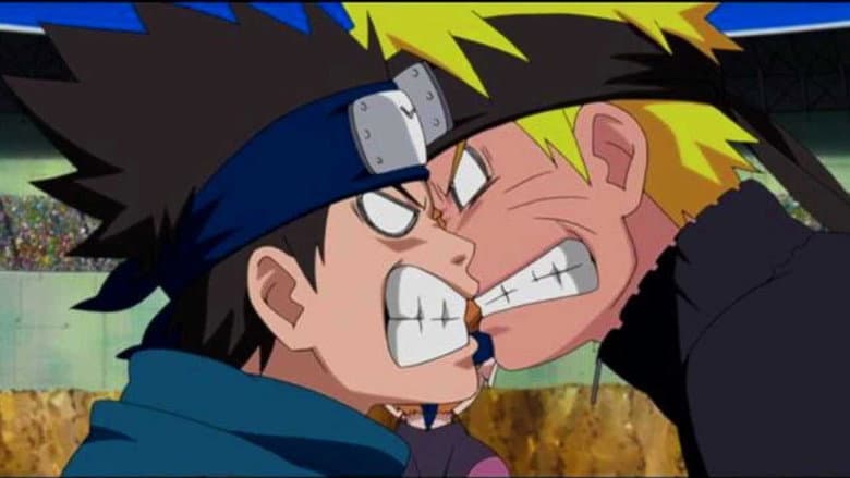 Backdrop from Naruto OVA 9: Chunin Exam on Fire! and Naruto vs. Konohamaru!