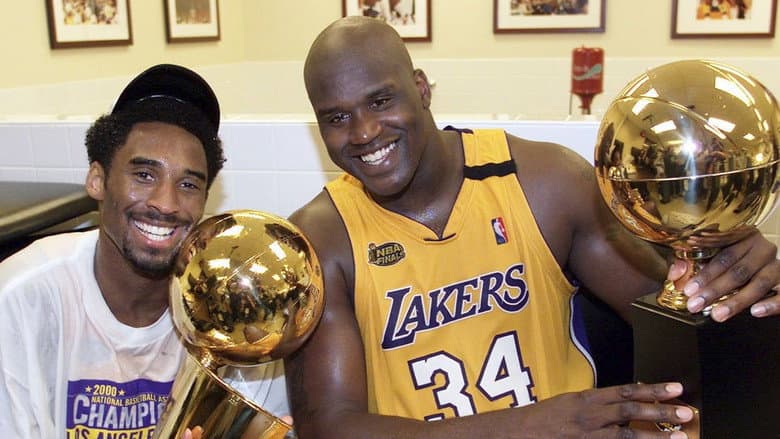 Backdrop from 1999-2000 NBA Champions: Los Angeles Lakers