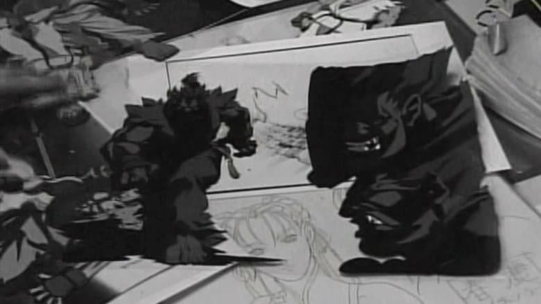 Backdrop from The Making of Street Fighter ZERO the Animation