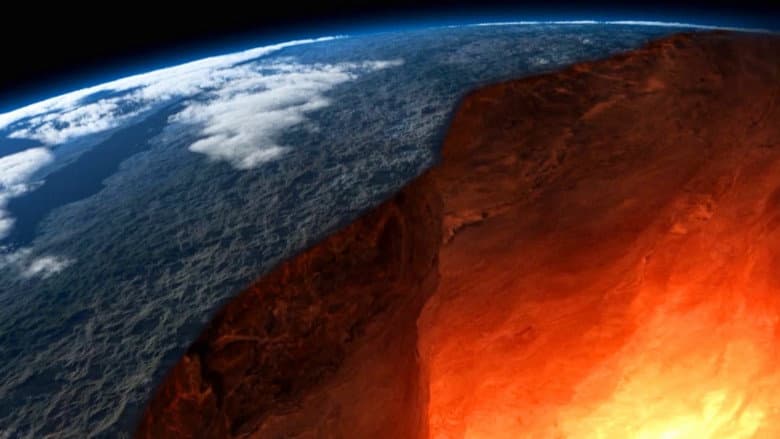Backdrop from Inside Planet Earth