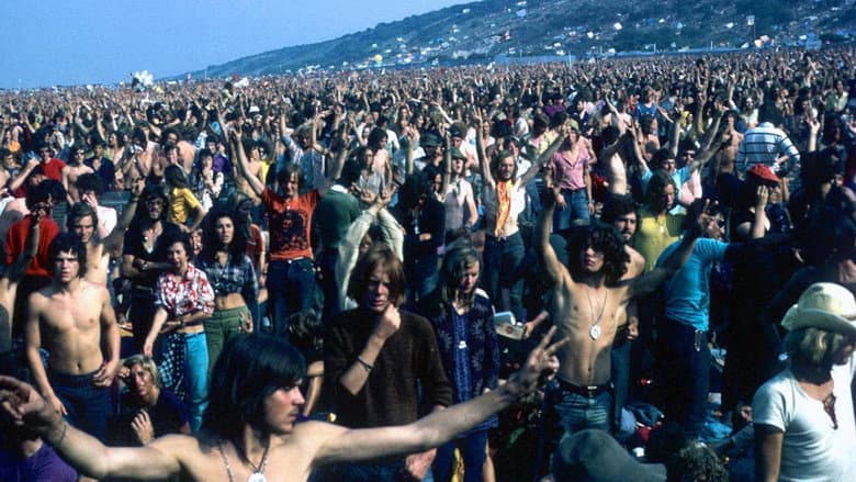 Backdrop from Message to Love - The Isle of Wight Festival