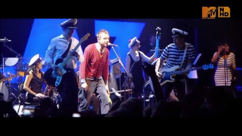 Кадр із фільму «Gorillaz: Live at Roundhouse in London»