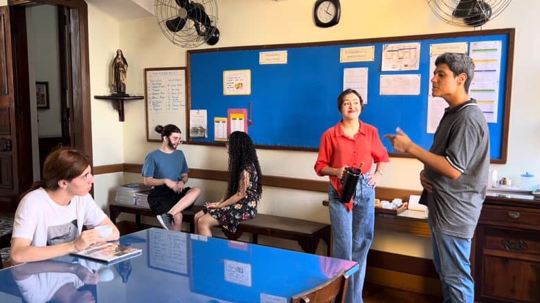 Backdrop from The Teacher's Room