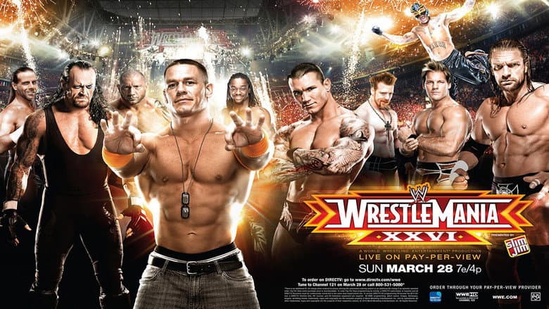 Backdrop from WWE Wrestlemania XXVI