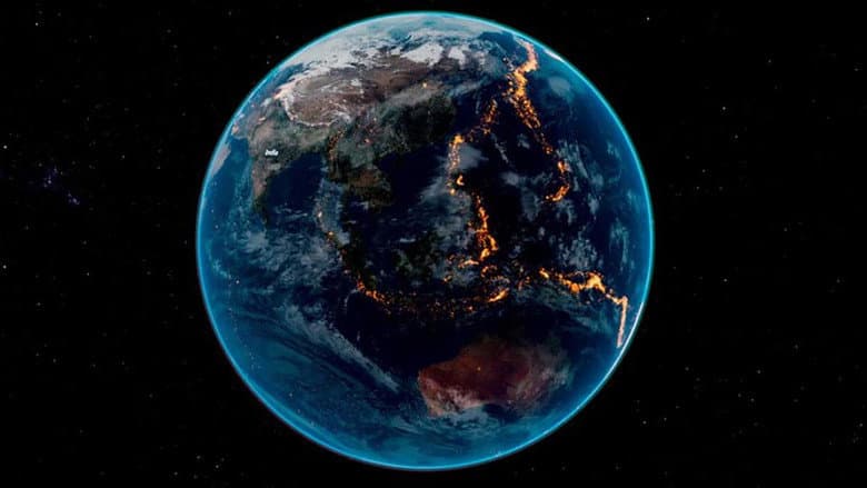 Backdrop from The Story of Earth