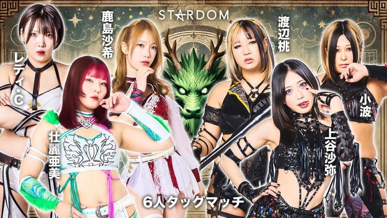 Backdrop from Stardom in Fukushima 2025 Jul.