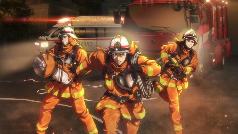 Backdrop from Firefighter Daigo: Rescuer in Orange
