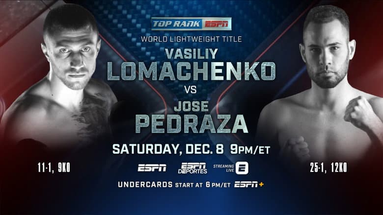 Backdrop from Vasyl Lomachenko vs. Jose Pedraza