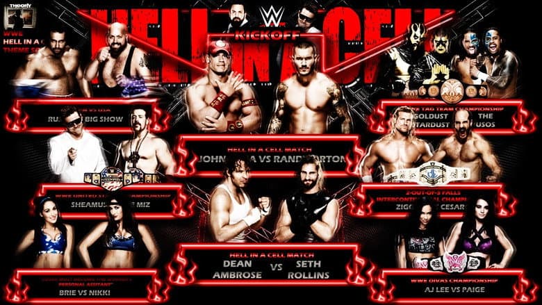 Backdrop from WWE Hell In A Cell 2014