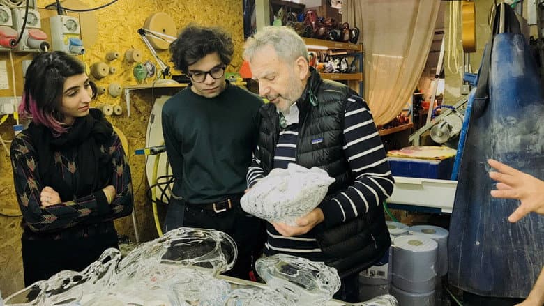 Backdrop from The Making of 'The Glassworker'