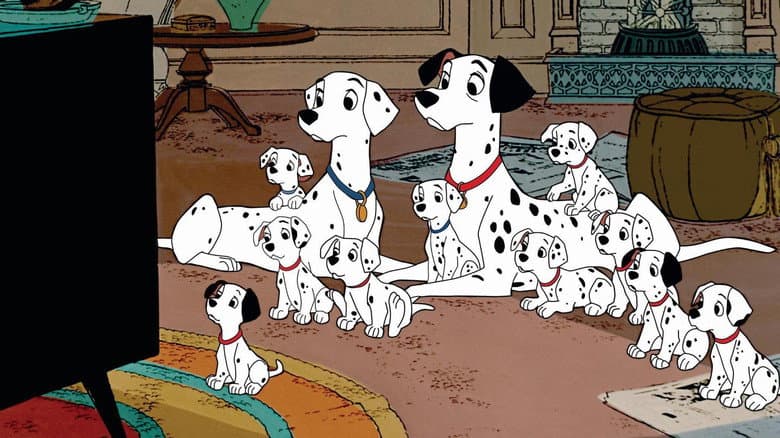 Backdrop from One Hundred and One Dalmatians