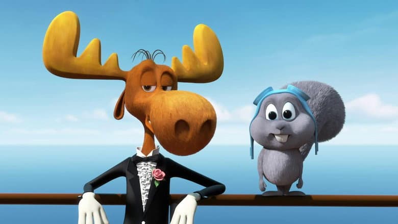 Backdrop from Rocky and Bullwinkle