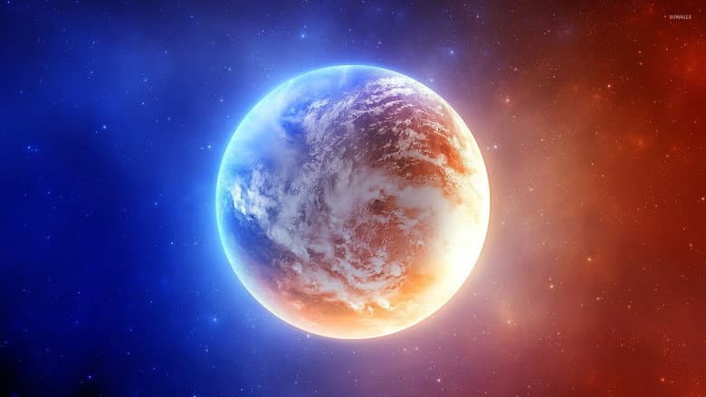 Backdrop from Round Planet