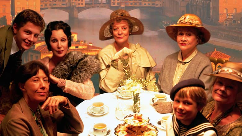 Backdrop from Tea with Mussolini
