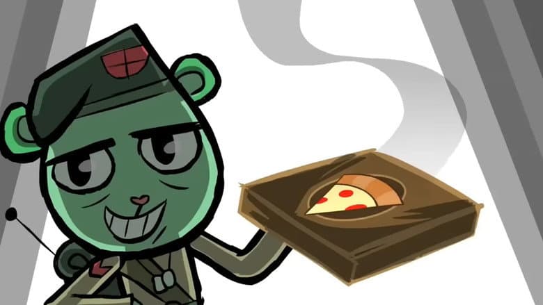 Backdrop from Happy Tree Friends - Operation Tiger Bomb