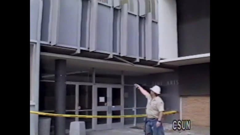 Backdrop from 1994 Northridge Earthquake
