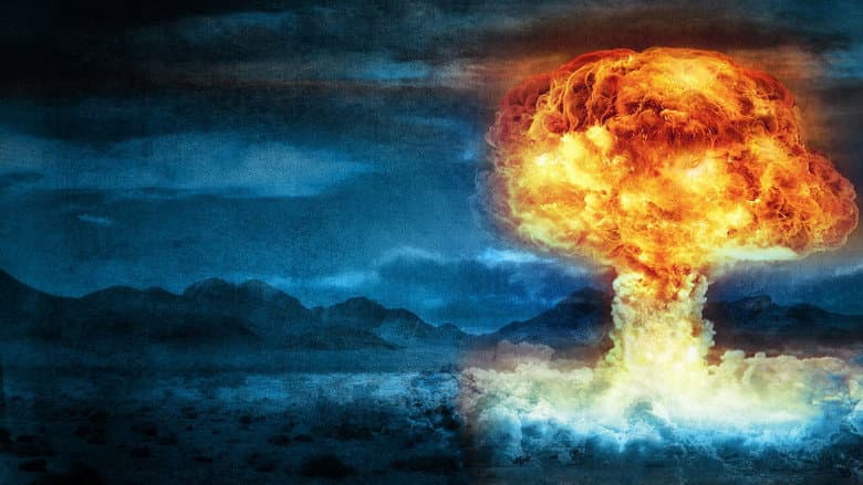 Backdrop from Oppenheimer: The Real Story