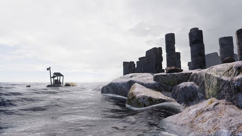 Backdrop from Isle of the Dead