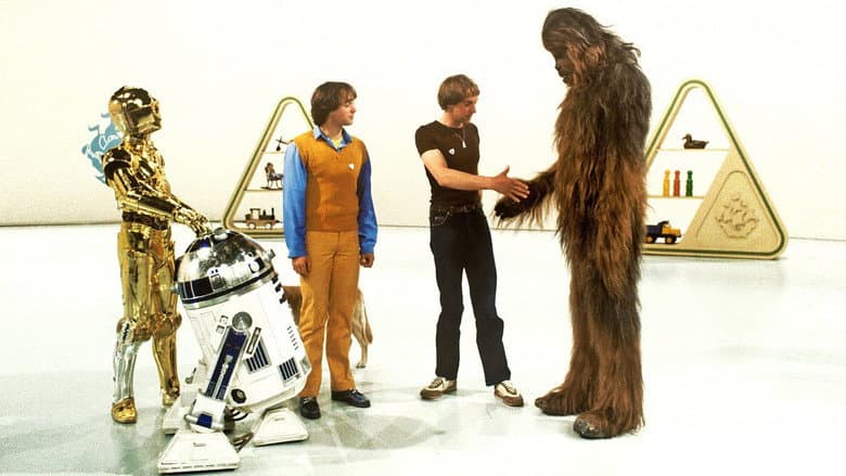 Backdrop from Star Wars at the BBC