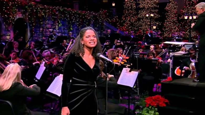 Backdrop from Christmas with the Mormon Tabernacle Choir and Orchestra at Temple Square Featuring Audra McDonald and Peter Graves
