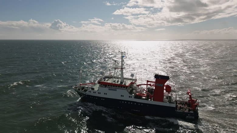Backdrop from Sunken Warships in the North Sea - Danger on the Seabed
