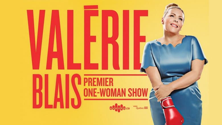 Backdrop from Valérie Blais - Premier one-woman show