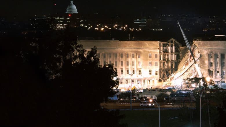 Backdrop from 9/11: The Plane that Hit the Pentagon
