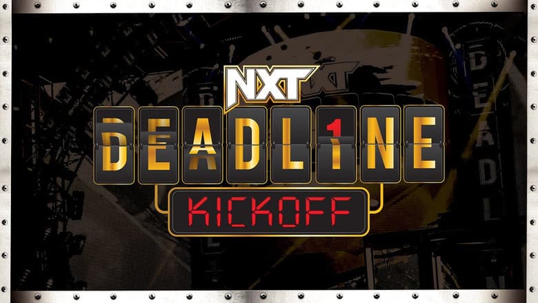 Backdrop from NXT Deadline 2023 Kickoff