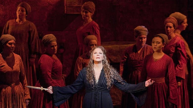 Backdrop from The Metropolitan Opera: Iphigénie en Tauride