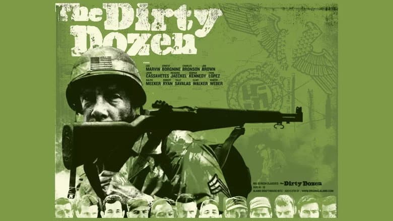 Backdrop from Armed and Deadly: The Making of 'The Dirty Dozen'