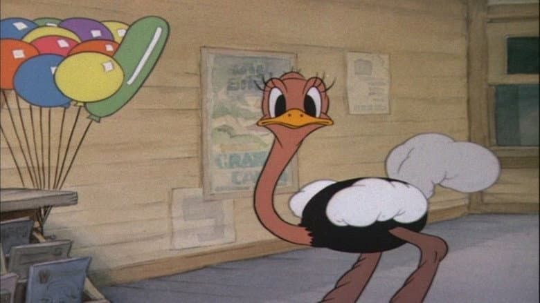 Backdrop from Donald's Ostrich