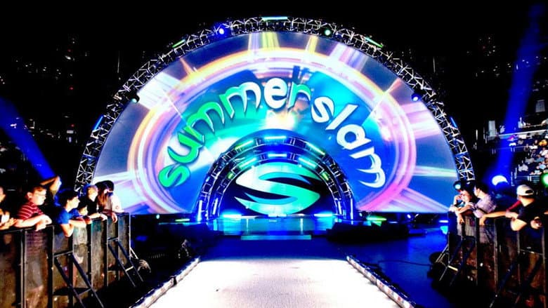 Backdrop from WWE SummerSlam 2007