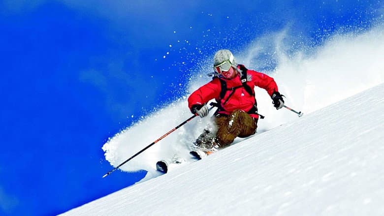 Backdrop from Warren Miller's Higher Ground