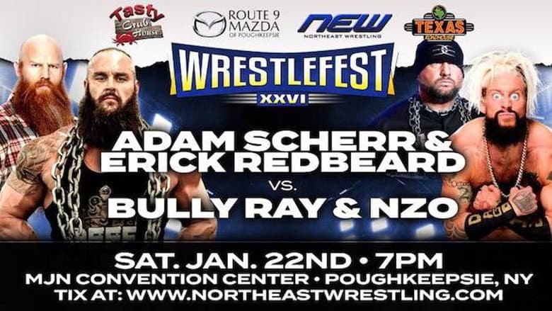 Backdrop from Northeast Wrestling WRESTLEFEST 26
