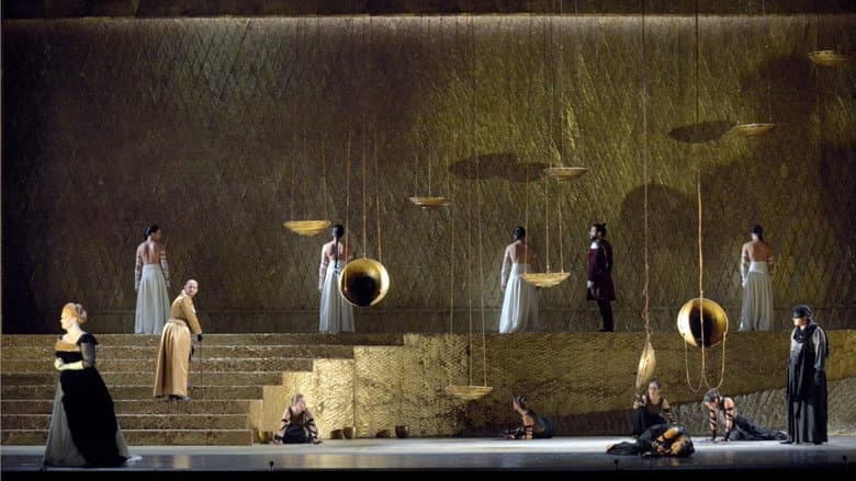 Backdrop from Semiramide - Teatro La Fenice - du 19 octobre au 27 octobre