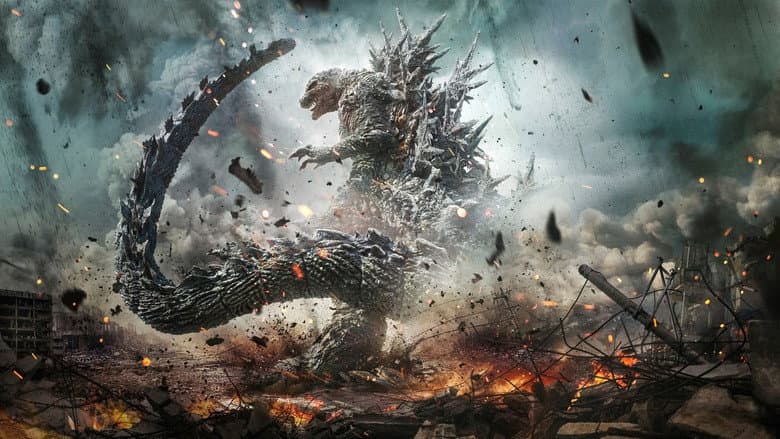 Backdrop from Godzilla Minus One