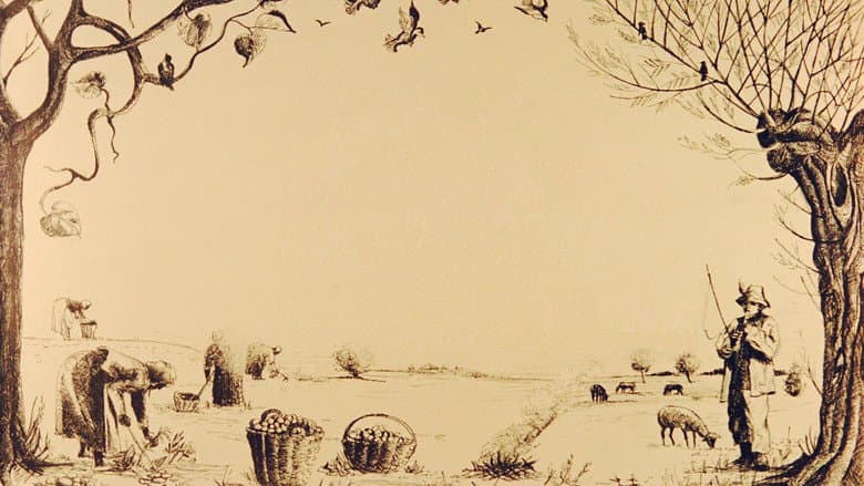 Backdrop from Chłopi