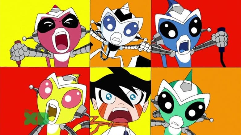Backdrop from Super Robot Monkey Team Hyperforce Go!