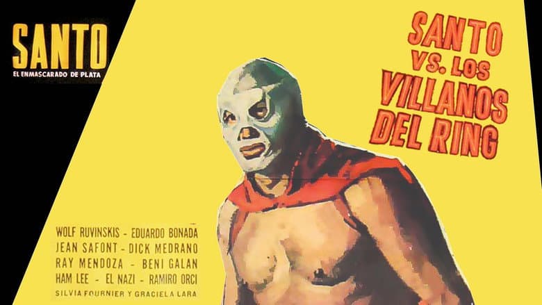 Backdrop from Santo vs. The Ring Villains