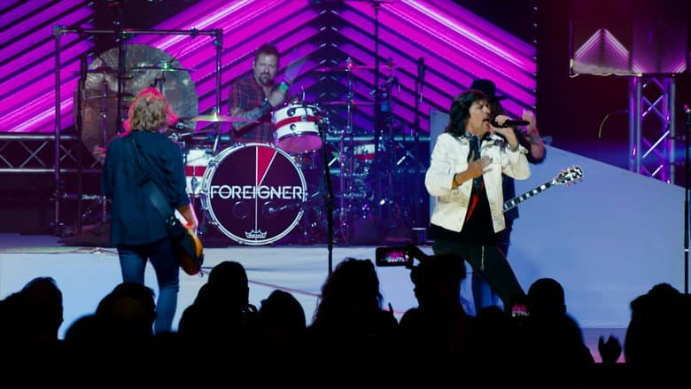 Backdrop from Foreigner - Double Vision 40 Live.Reloaded