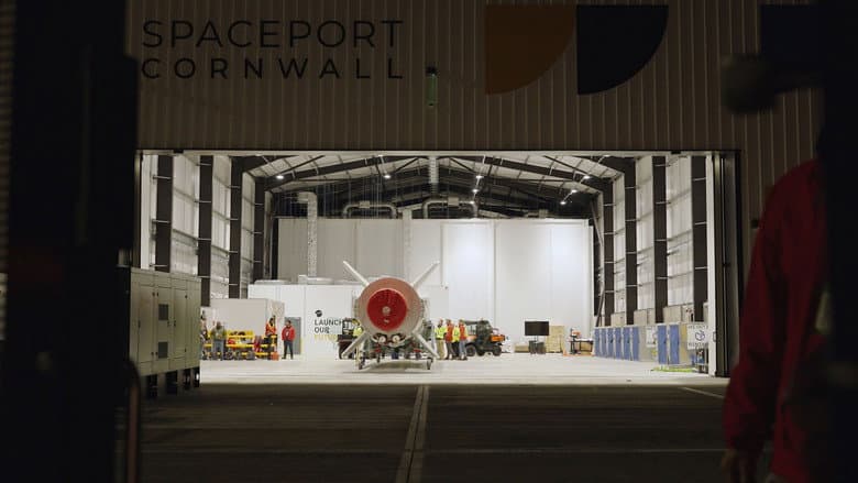 Backdrop from A Very British Space Launch