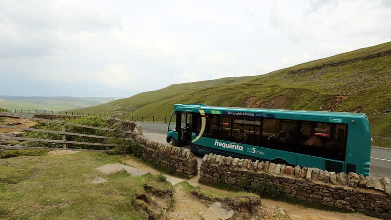 Backdrop from All Aboard! The Country Bus