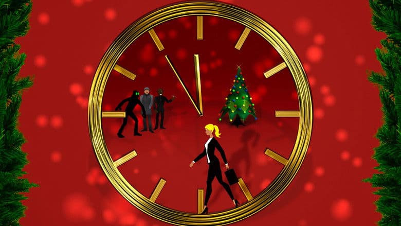 Backdrop from A Christmas Carol