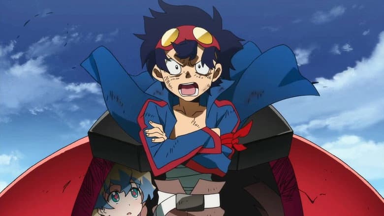Backdrop from Gurren Lagann The Movie: Childhood's End