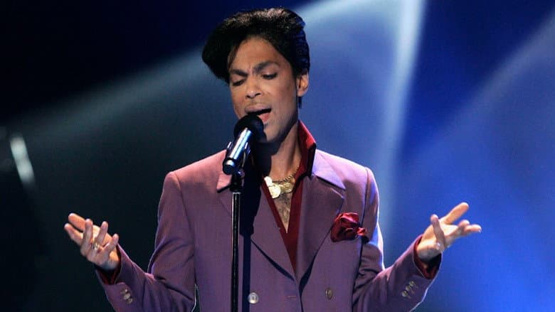 Backdrop from Prince: Purple Reign