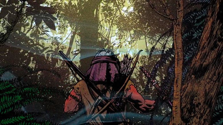 Backdrop from Predators: Moments of Extraction