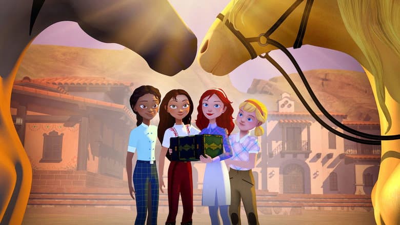 Backdrop from Spirit Riding Free: Riding Academy
