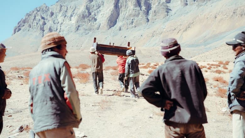 Backdrop from Piano to Zanskar