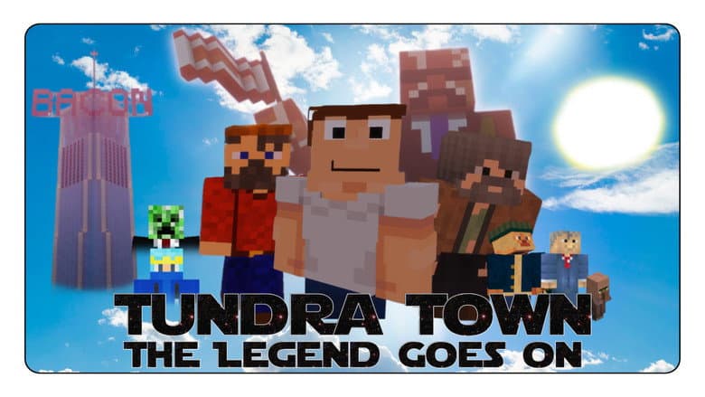 Backdrop from Tundra Town: The Legend Goes On