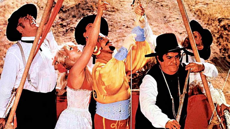 Backdrop from The Great Bank Robbery